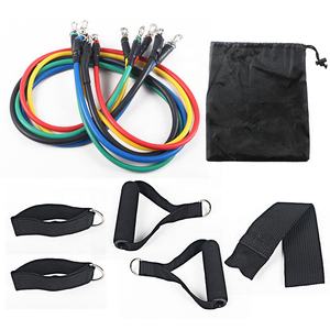 Kits de tubes de résistance en Latex élastique pour l'entraînement physique, avec Logo personnalisé, <span class=keywords><strong>11</strong></span> pièces - Product Image 2