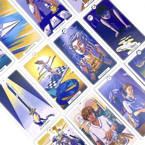 All'ingrosso stampa personalizzata Wake Me UP 78 pezzi carta tarocchi inglese Oracle Card con guida - Product Image 5
