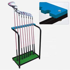 High quality Golf club rack for 13 clubs indoor/outdoor driving range supplies