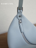 Sac Hobo en Cuir Non Marqué, Sac à Main Souple Grainé pour le Quotidien, Marque Privée, Vente en Gros pour Boutiques (Royaume-Uni, France)