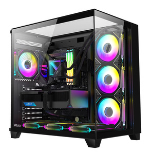Boîtier <span class=keywords><strong>PC</strong></span> <span class=keywords><strong>Gamer</strong></span> ATX <span class=keywords><strong>Best</strong></span>-seller avec ventilateurs ARGB et ports Type-C – Boîtier Full Tower de haute qualité pour ordinateur de bureau - Product Image 2