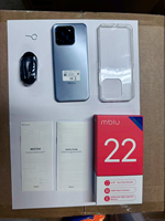 Teléfono Inteligente MEIZU MBLU 22 Versión EU 4G LTE 2026, 4+128G, Android, Batería de 5000mAh, Doble SIM, Pantalla de 6.79 Pulgadas
