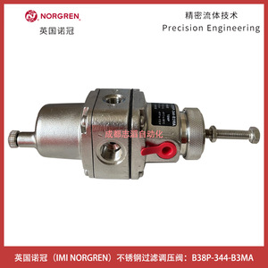 วาล์วลดแรงดันนอร์เกรน B38P-344-B3MA สแตนเลส 1/4 นิ้ว แก๊ส นิวเมติก - Product Image 2