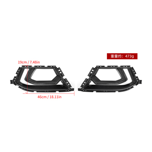 SQ Style Dry Carbon Fiber 2 PCS für BMW M3 G80 4-Türer/M4 G82 G83 2-türiger 2021 Fender Side Vent Trim Luftkanal - Product Image 6
