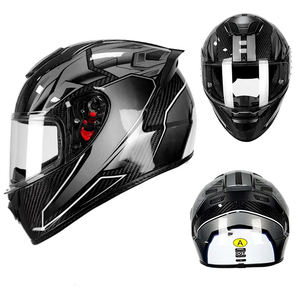 Vendita Diretta dalla Fabbrica Casco Integrale da Moto in Fibra di Carbonio Casco da Motocicletta con Certificazione DOT per Casco da Motocross - Product Image 2