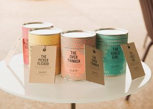 Eco Friendly Food Grade Paper <b>Tube</b> For Tea Aluminum Foil Lined Airtight <b>Cardboard</b> Cylinder Custom Printing Bulk - Product Image 5