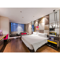 Meubles de chambre à coucher d'hôtel 3 étoiles de luxe personnalisés de Chine Foshan