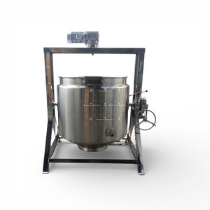 Chaudière à vapeur industrielle Ace automatique à double enveloppe pour la cuisson de crèmes cosmétiques, sauces, confitures, <span class=keywords><strong>prix</strong></span> industriel, mélangeur de cuisson - Product Image 1