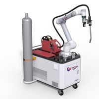 Robot de soudage collaboratif avec WiFi et interfaces de communication industrielles pour les configurations de lignes de production compactes