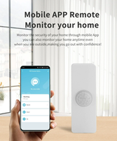 Mini Wi-Fi Nirkabel Kontrol Aplikasi TUYA Bahan PC Perangkat Rumah Pintar Sistem Keamanan Gateway Hub Sensor Gerak Manusia PIR