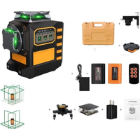 Laisai LSG6682 Nivel de láser verde claro fuerte de alta precisión compatible con bricolaje con nivel electrónico reversible infrarrojo fino