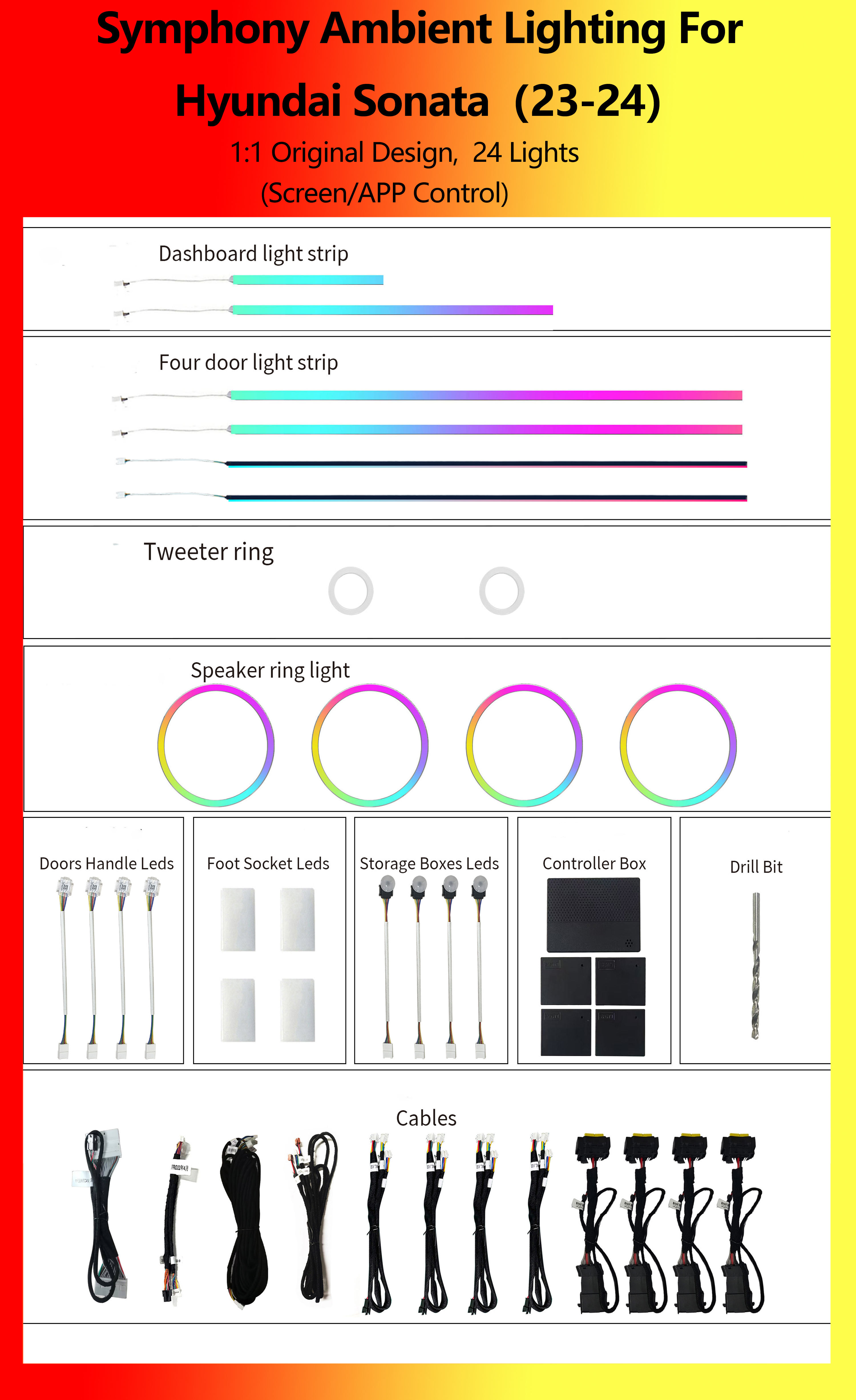 Hyundai Sonata Symphony 24 Lights