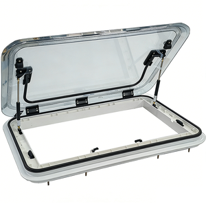 Fenêtre de <span class=keywords><strong>toit</strong></span> universelle pour <span class=keywords><strong>camping</strong></span>-<span class=keywords><strong>car</strong></span> blanche avec pare-soleil et moustiquaire 960*650mm - Product Image 1