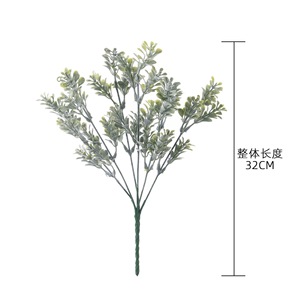 Plante d'eucalyptus artificielle CallaFloral, branche unique, verte, décoration intérieure, artisanat en plastique, décoration de mariage - Product Image 4