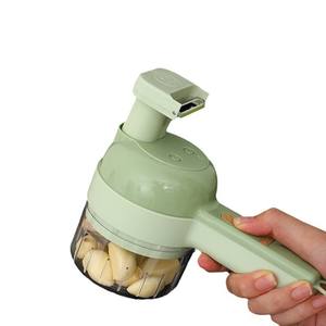 <b>Multifunctional</b> Daily Use Kitchen Tool Plastic Garlic Masher Electric Meat/ <b>Vegetable</b> Chopper Gatling Design Manual Operation - Product Image 1