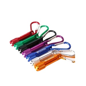 Cheap Promotional Custom LED <b>Torch</b> Keyring with Carabiner EVA Material Multifunction - Product Image 2
