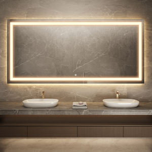 Espejo de baño inteligente de hotel regulable de 3 colores con pantalla táctil personalizada con fabricantes de luz LED espejo LED - Product Image 3