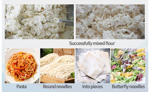 Machine à pétrir la pâte électrique automatique industrielle lourde, machine à mélanger la farine, machine à pétrir la pâte pour la ligne de production de nouilles - Product Image 2