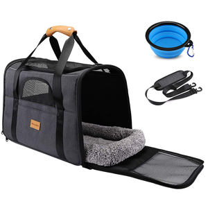 Sac de transport portable personnalisé pour petits animaux, populaire, de qualité supérieure, respirant, avec pochettes en maille anti-rayures et rembourrage doux - Product Image 1