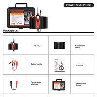 Autel PowerScan PS100 Car Circuit Scan Battery Tester 12V 24V AC DC Electrical System AC DC Voltage Autel Diagnostic Tool PS100