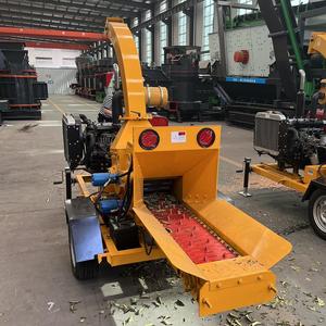 Mobile <b>Wood</b> Large Garden Shredding Machine Orchard Branches Twig <b>Crusher</b> Source Direct Supply - Product Image 2