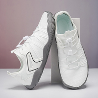 Chaussures de sport antidérapantes, légères et respirantes, avec lacets rapides, pour hommes, style pieds nus.