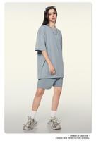 Ensemble complet surdimensionné pour homme, chemises et hauts à manches longues en tissu éponge imprimé, style hip-hop