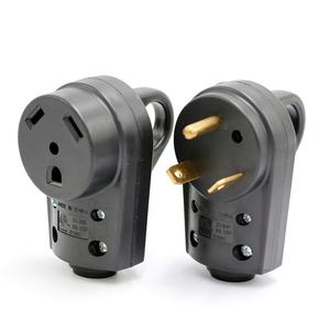 ETL NEMA TT-30P US 125V spina di ricambio per camper a 2 poli a 3 Pin spina angolare elettrica 30A per rimorchio da viaggio - Product Image 6