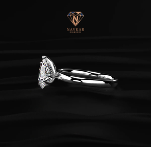 Top Quality Moissanite <b>Diamond</b> <b>Ring</b> High Quality 18K White Gold Plated Engagement <b>Ring</b> For Women Available At Best Market Price - Product Image 6