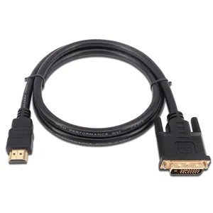 Pin Konektor 18 + 1 Kabel Pro DVI Ke Hdmi Audio dan Video Kabel DVI Berkualitas Tinggi