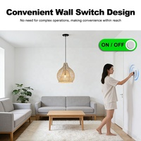 Abat-jour en corde de papier minimaliste pour salle à manger, luminaire linéaire décoratif nordique moderne vintage, cage suspendue