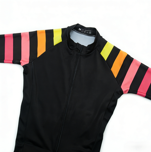 Maillot de cyclisme unisexe de compression professionnel en gros, combinaison de triathlon personnalisée à manches courtes avec fermeture éclair pour la natation, le cyclisme et la course à pied - Product Image 3