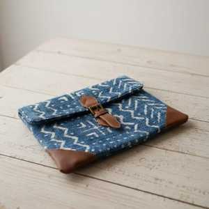 Housse de tablette bohème en tissu tapis fait main, imprimée au bloc à la main, 11 pouces, vente en gros, export Inde - Product Image 2