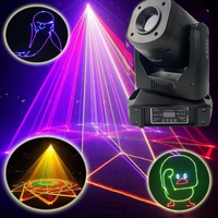 Lumière laser RVB professionnelle 1/2/3/4W éclairage de scène laser d'animation RVB DJ Disco Bar Laser lumière principale mobile