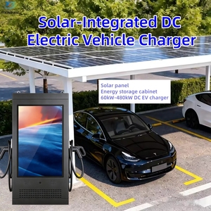 Chargeur rapide DC YIXINDIAN pour voitures électriques 120kW 160kW 180kW 240kW, chargeur de batterie de <span class=keywords><strong>voiture</strong></span> avec écran LCD publicitaire, énergie solaire - Product Image 1