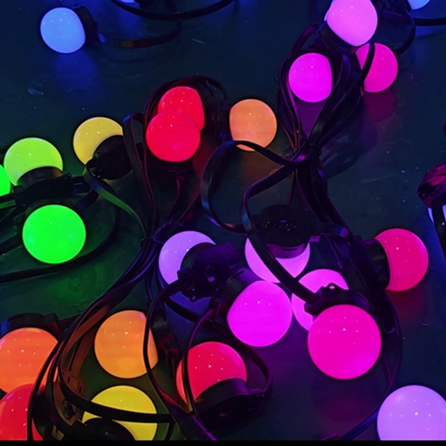 IP65 RGB Addressable Dmx Dot Light Facade 50mm LED Pixel Point Lights