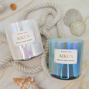 Velas Aromáticas AIKUN en Frascos de Vidrio Premium para el Hogar, Sala de Estar, Hotel, Aroma Duradero, Paquete y Logotipo Personalizados - Product Image 3