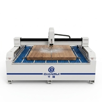 Machine de découpe CNC à jet d'eau 380V avec cœur PLC spécialisé et répétabilité de 0,001 mm pour la découpe du bois, du bois franc et des articles en bois