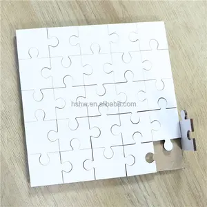 25 Stück quadratische Form Sublimation Blank MDF Puzzles