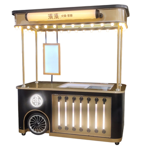Hot Sales Trolley Freezers Mobile Popsicle Ice Cream Food Truck Push <b>Cart</b> Gelato Ice Cream <b>Cart</b> With Freezer - Product Image 2