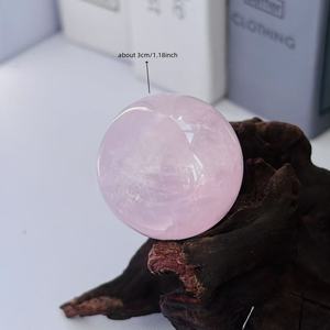 Wholesale High Quality Bohemian Mozambique Rose Quartz Sphere <b>Natural</b> Crystal <b>Stone</b> for Unique Home Decor and Holiday Gifts - Product Image 3