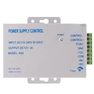 Power Supply Unit 12-24V Access Control Switching Power Supply 12V 3A Access Door Power Security System