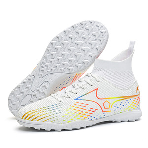 Nuevas zapatillas de fútbol transfronterizas, de caña alta para hombre y mujer, para estudiantes adultos, competición universitaria, con tacos, para entrenamiento. - Product Image 4