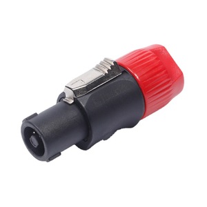 Conector de Altavoz Cuádruple de 4 Pines, Aislamiento Rojo, Conector de Audio y Video en Línea - Product Image 5