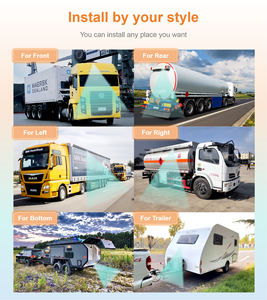 10.36 pouces 4k AHD 1080P système de sécurité d'aide à l'inversion Auto Bus camion Van Audio vidéo tableau de bord universel aut - Product Image 2