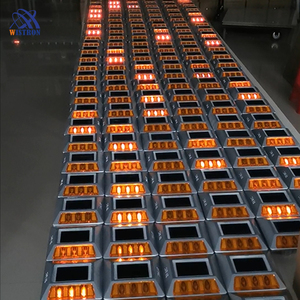 Buen precio, luces LED solares de aluminio para carretera, Reflector blanco, marcadores de cruce de peatones, líneas divisorias impermeables IP68 - Product Image 5