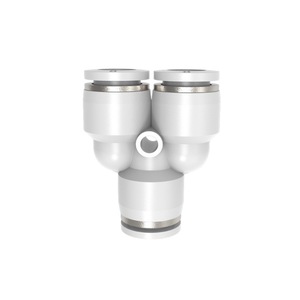 Raccords de T-Connecteur PBT en plastique DDE Dade Pneumatics PY 0,2-0,8 MPa pour tubes d'air - Product Image 1