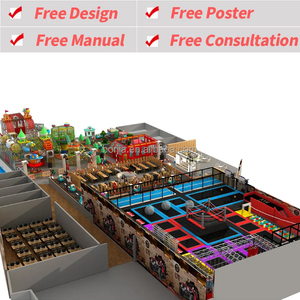 Hot Sale Indoor Children's Soft Play Equipment Set Commercial Children's Playground with Kids <b>Trampoline</b> - Product Image 2