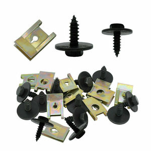 Engine Hood Mounting Bracket And <b>Screw</b> <b>Set</b> For E46 E90 18293 Steel Black 40Pcs - Product Image 3