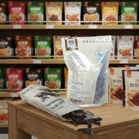 Sacs en plastique refermables biodégradables et compostables pour l'alimentation et les courses